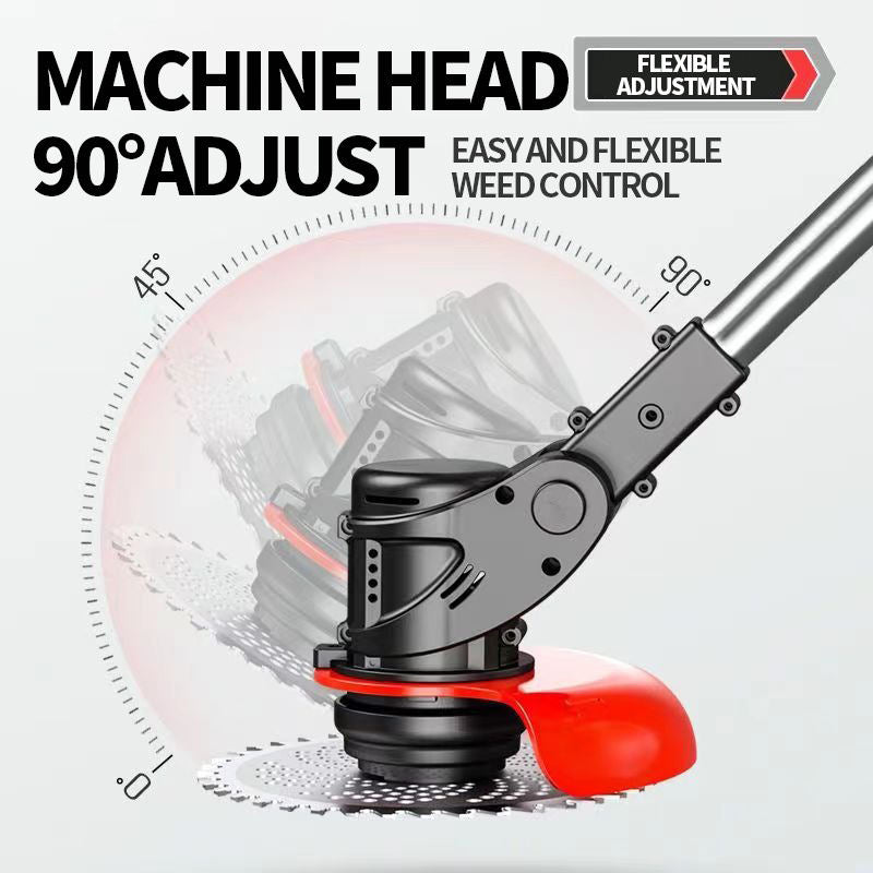 Handheld rechargeable lawn mower