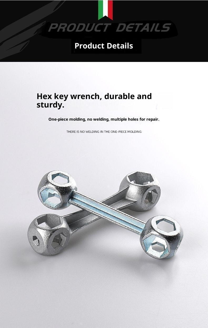 Multifunctional portable small wrench